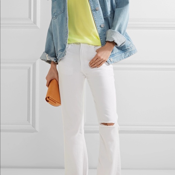 Equipment Mel neon yellow washed silk tank - Picture 8 of 8